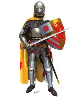 Cavaler din familia Babonic (nobili croați) - secolul XIV